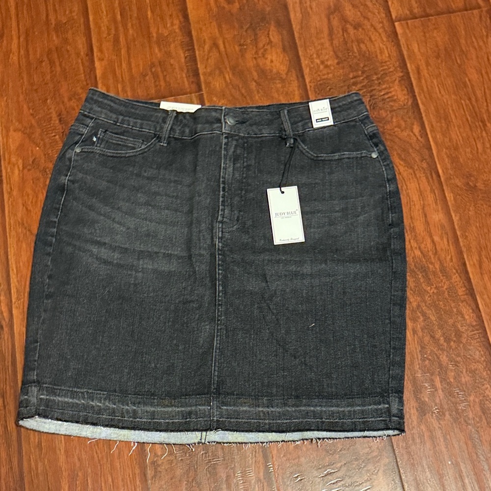 Judy Blue Dark Denim Pencil Skirt